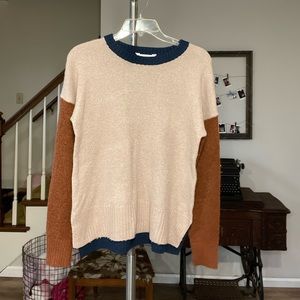 Multi-Color blocked sweater